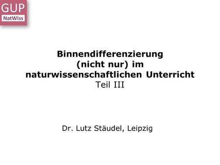 Dr. Lutz Stäudel, Leipzig