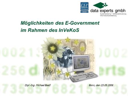 Möglichkeiten des E-Government im Rahmen des InVeKoS