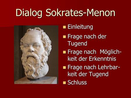 Dialog Sokrates-Menon