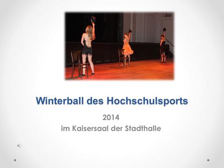 Winterball des Hochschulsports