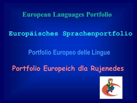 European Languages Portfolio