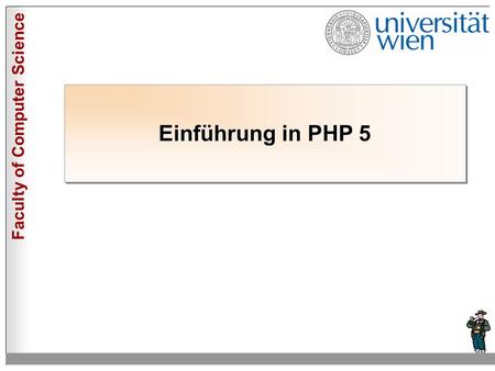 Einführung in PHP 5.