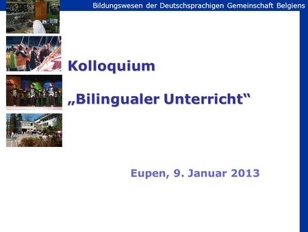 Kolloquium „Bilingualer Unterricht“