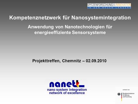 Kompetenznetzwerk für Nanosystemintegration