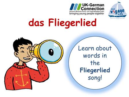 Learn about words in the Fliegerlied song!