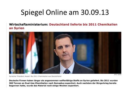 Spiegel Online am 30.09.13.