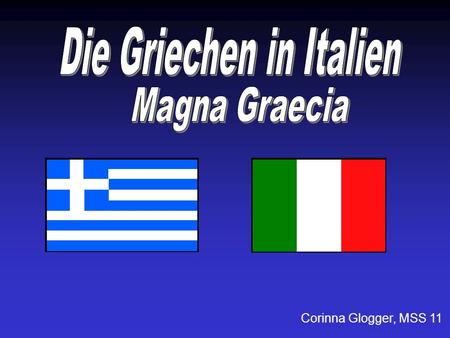 Die Griechen in Italien