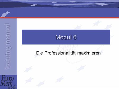 Die Professionalität maximieren Modul 6. Inhalt Die Aufgaben Die Rollen Die Kollaboration zwischen Mitarbeitern Die Kommunikation zwischen den Mitarbeitern.