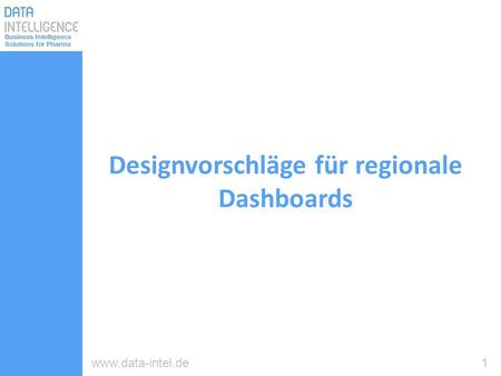 Designvorschläge für regionale Dashboards