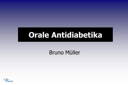 Orale Antidiabetika Bruno Müller.