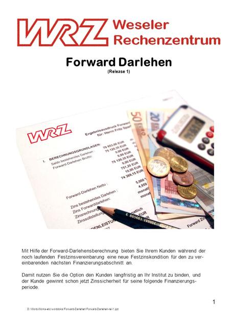 Forward Darlehen (Release 1)