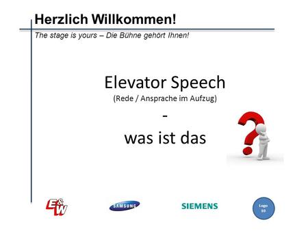 Elevator Speech (Rede / Ansprache im Aufzug) - was ist das