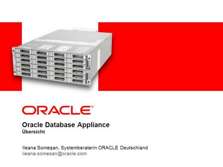Oracle Database Appliance Übersicht