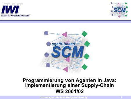 Programmierung von Agenten in Java: Implementierung einer Supply-Chain