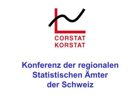 Konferenz der regionalen Statistischen Ämter der Schweiz.