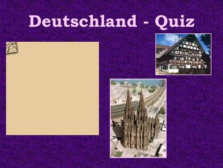 Deutschland - Quiz.