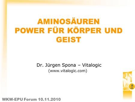Dr. Jürgen Spona – Vitalogic (www.vitalogic.com)