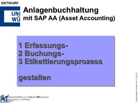 Anlagenbuchhaltung mit SAP AA (Asset Accounting)