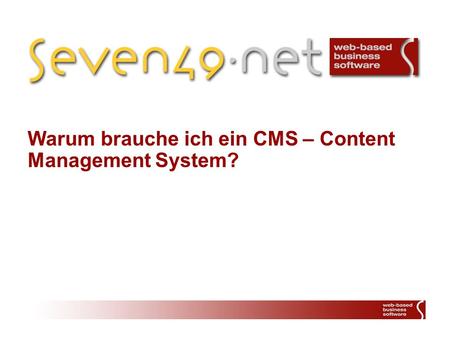 Warum brauche ich ein CMS – Content Management System?