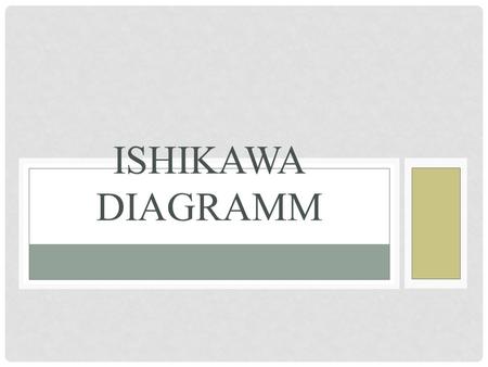 Ishikawa Diagramm.