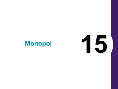15 Monopol.