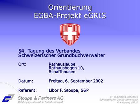 Orientierung EGBA-Projekt eGRIS