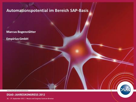 Automationspotential im Bereich SAP-Basis