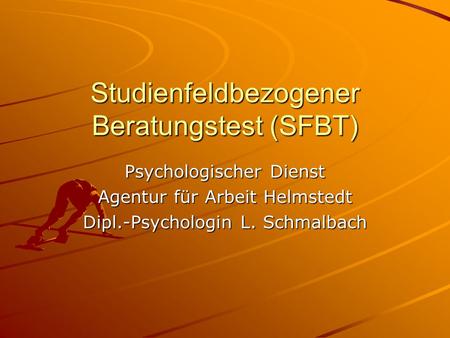Studienfeldbezogener Beratungstest (SFBT)