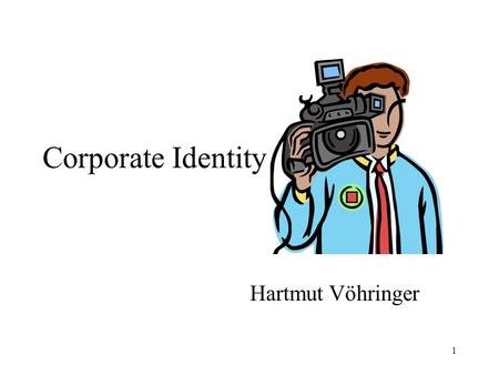 Corporate Identity Hartmut Vöhringer.