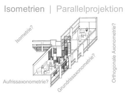 Isometrien | Parallelprojektion