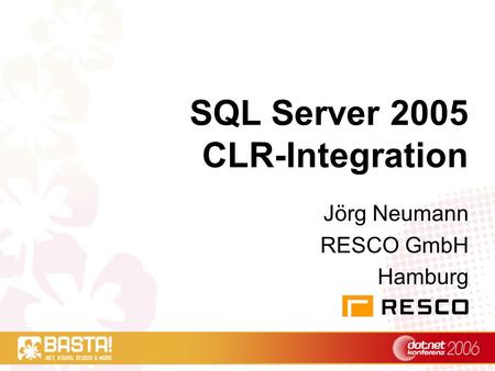 SQL Server 2005 CLR-Integration