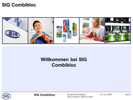 Willkommen bei SIG Combibloc