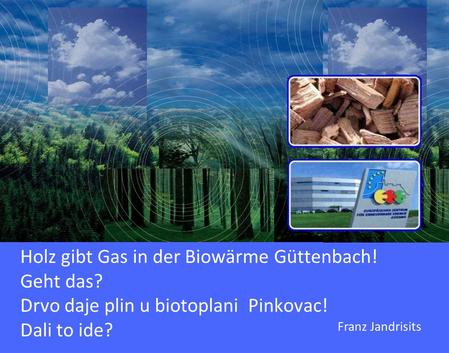 Holz gibt Gas in der Biowärme Güttenbach. Geht das