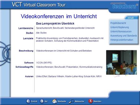 Videokonferenzen im Unterricht