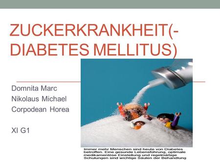 Zuckerkrankheit(-diabetes mellitus)