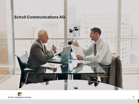 1 Scholl Communications AG. 2 Vorstellung Scholl Communications AG »Seit 1988 Jahren erfolgreich am Markt »Software, Lösungen und Dienstleistungen für.