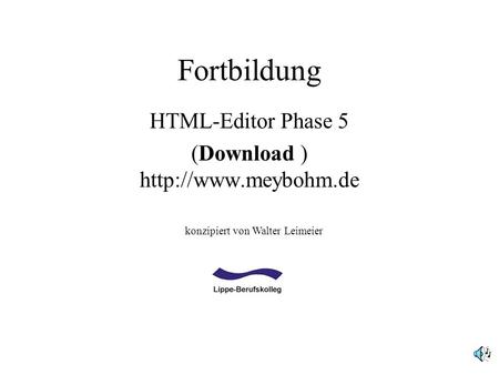 HTML-Editor Phase 5 (Download )