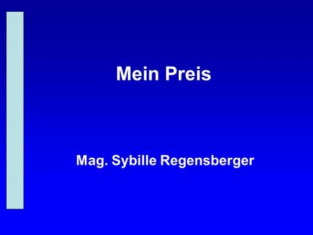 Mag. Sybille Regensberger