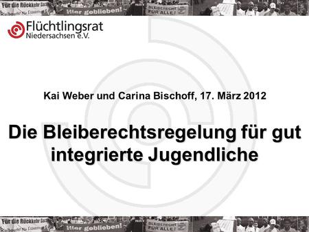 Kai Weber und Carina Bischoff, 17. März 2012