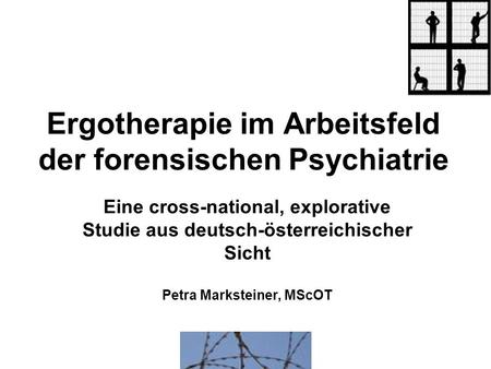 Ergotherapie im Arbeitsfeld der forensischen Psychiatrie