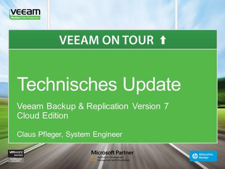 Technisches Update Veeam Backup & Replication Version 7 Cloud Edition