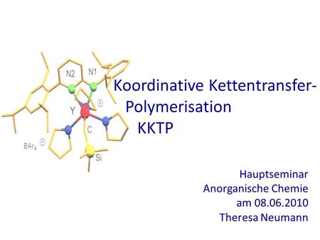 Koordinative Kettentransfer- Polymerisation KKTP