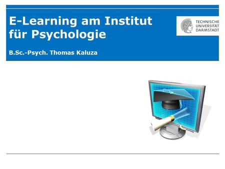 E-Learning am Institut für Psychologie
