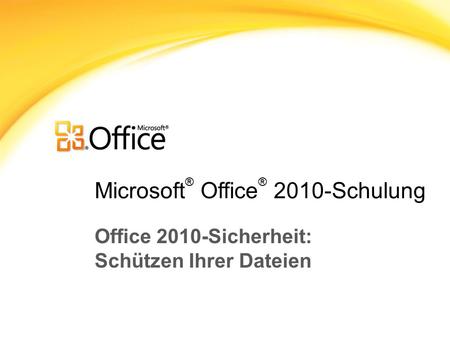 Microsoft® Office® 2010-Schulung
