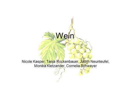 Wein Nicole Kasper, Tanja Rockenbauer, Judith Neunteufel, Monika Kletzander, Cornelia Schwayer.