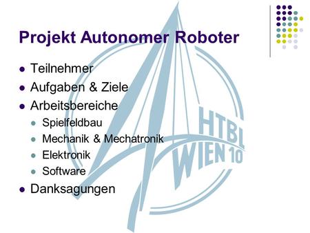 Projekt Autonomer Roboter
