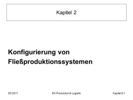 EK Produktion & Logistik
