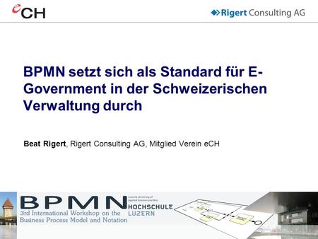 Beat Rigert, Rigert Consulting AG, Mitglied Verein eCH