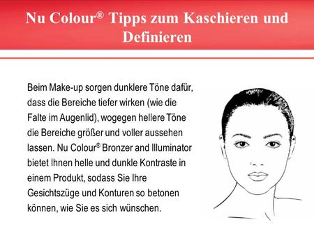 Nu Colour® Tipps zum Kaschieren und Definieren
