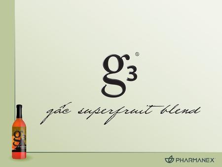 Was ist g3? g3 liefert die positiven Eigenschaften der wertvollen Gâc-Superfrucht aus Südasien sowie von drei weiteren Superfrüchten.   Zu den wirksamen.